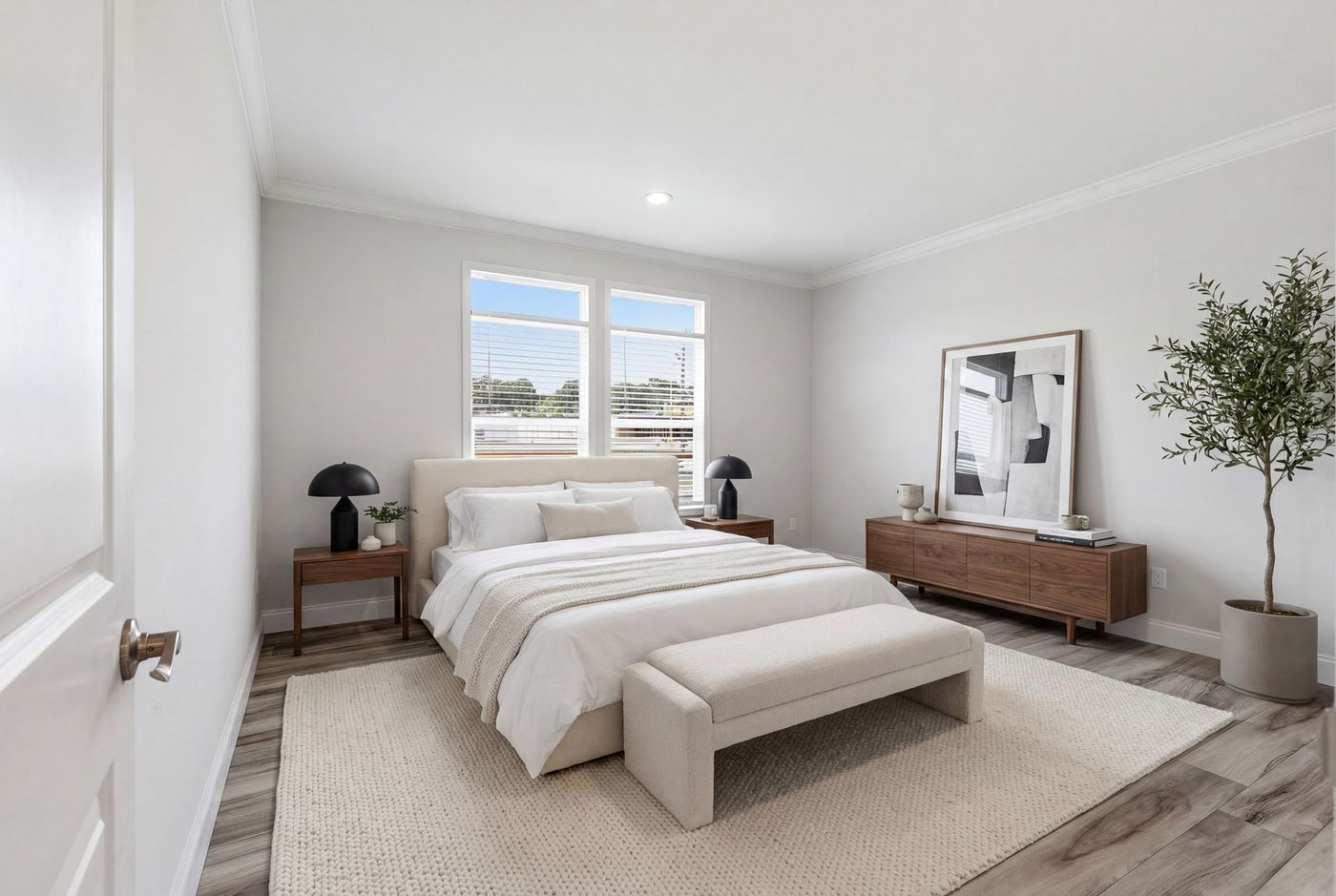 The THE SUMMIT Guest Bedroom. This Manufactured Mobile Home features 3 bedrooms and 2 baths.