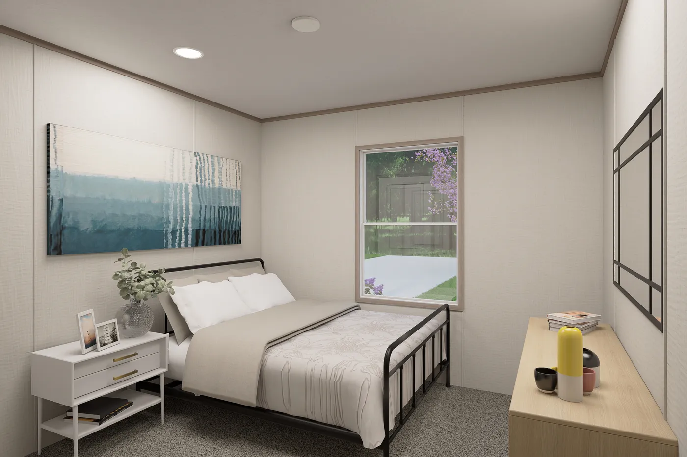 The ULTRA FLEX Bedroom. This Manufactured Mobile Home features 4 bedrooms and 2 baths.