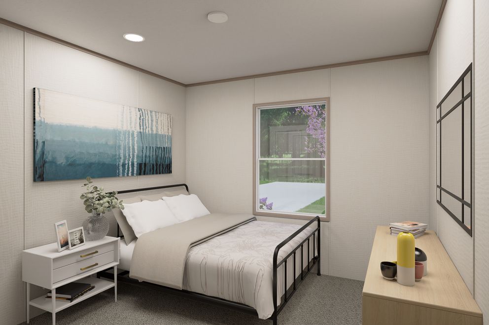 The ULTRA FLEX Bedroom. This Manufactured Mobile Home features 4 bedrooms and 2 baths.