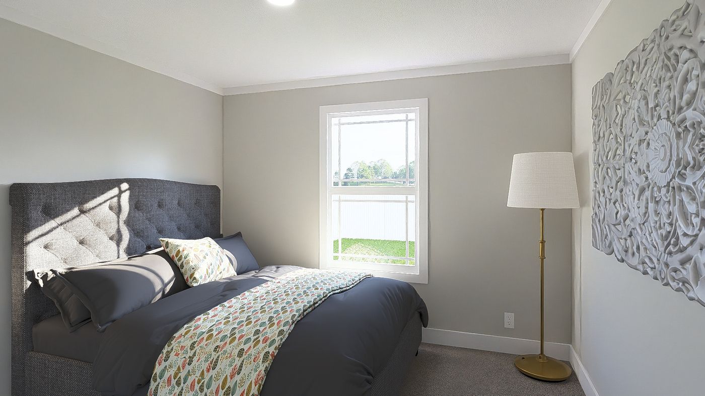 The THE BREEZE 64 Bedroom. This Manufactured Mobile Home features 4 bedrooms and 2 baths.