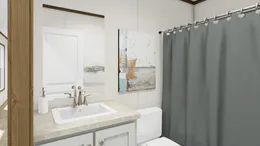 The SPIRIT Guest Bathroom. This Manufactured Mobile Home features 2 bedrooms and 2 baths.