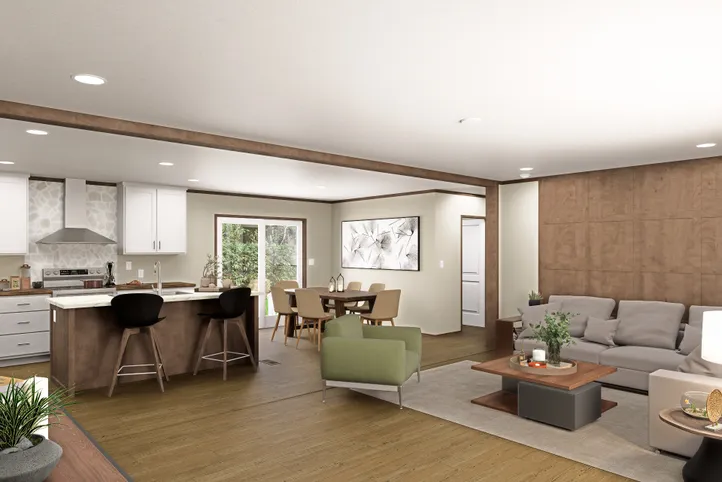 The RIO Foyer. This Manufactured Mobile Home features 3 bedrooms and 2 baths.