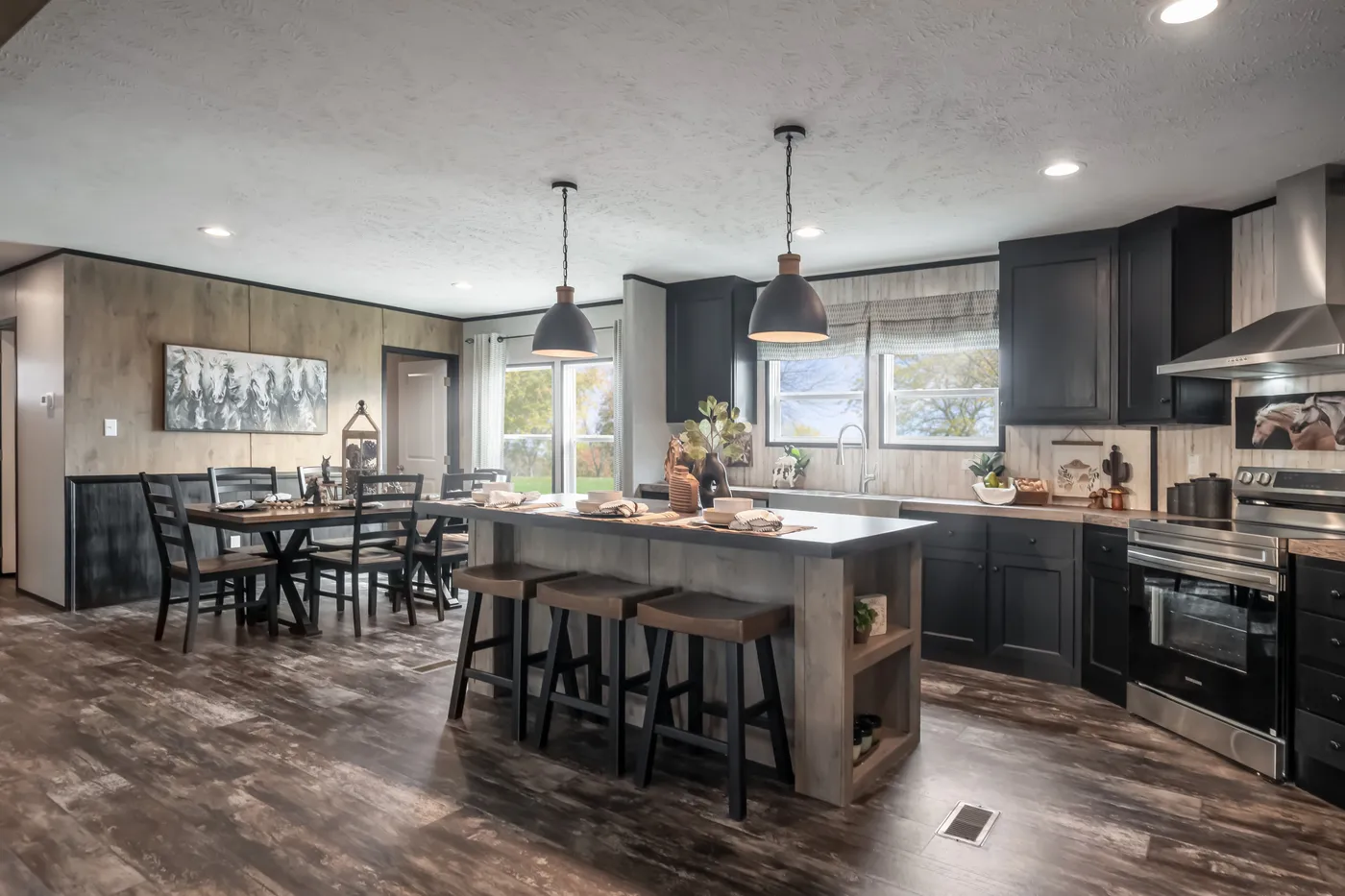 The THE TRIBUTARY Exterior. This Manufactured Mobile Home features 3 bedrooms and 2 baths.