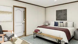 The DYNAMIC Bedroom. This Manufactured Mobile Home features 3 bedrooms and 2 baths.