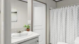 The LEGEND 14X76 Primary Bathroom. This Manufactured Mobile Home features 3 bedrooms and 2 baths.