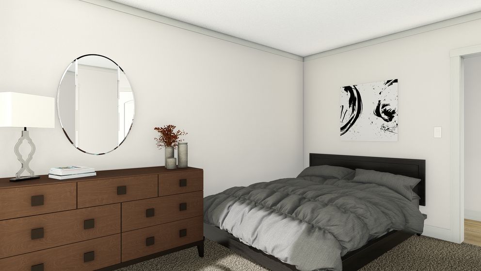 The FREE BIRD Guest Bedroom. This Manufactured Mobile Home features 3 bedrooms and 2 baths.