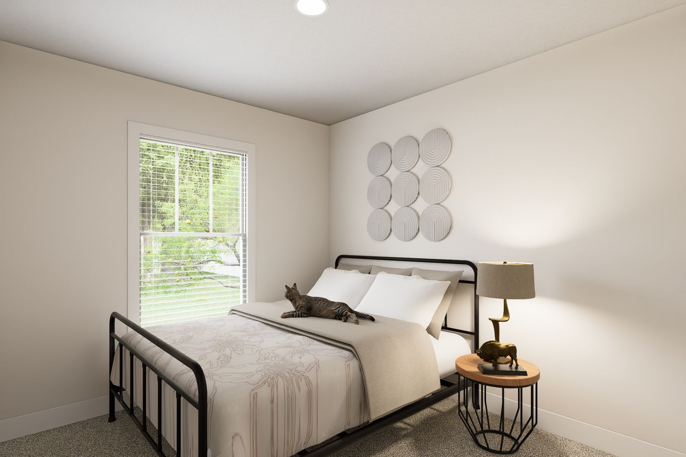 The 4428-MS066 BLUFFTON Bedroom. This Manufactured Mobile Home features 3 bedrooms and 2 baths.