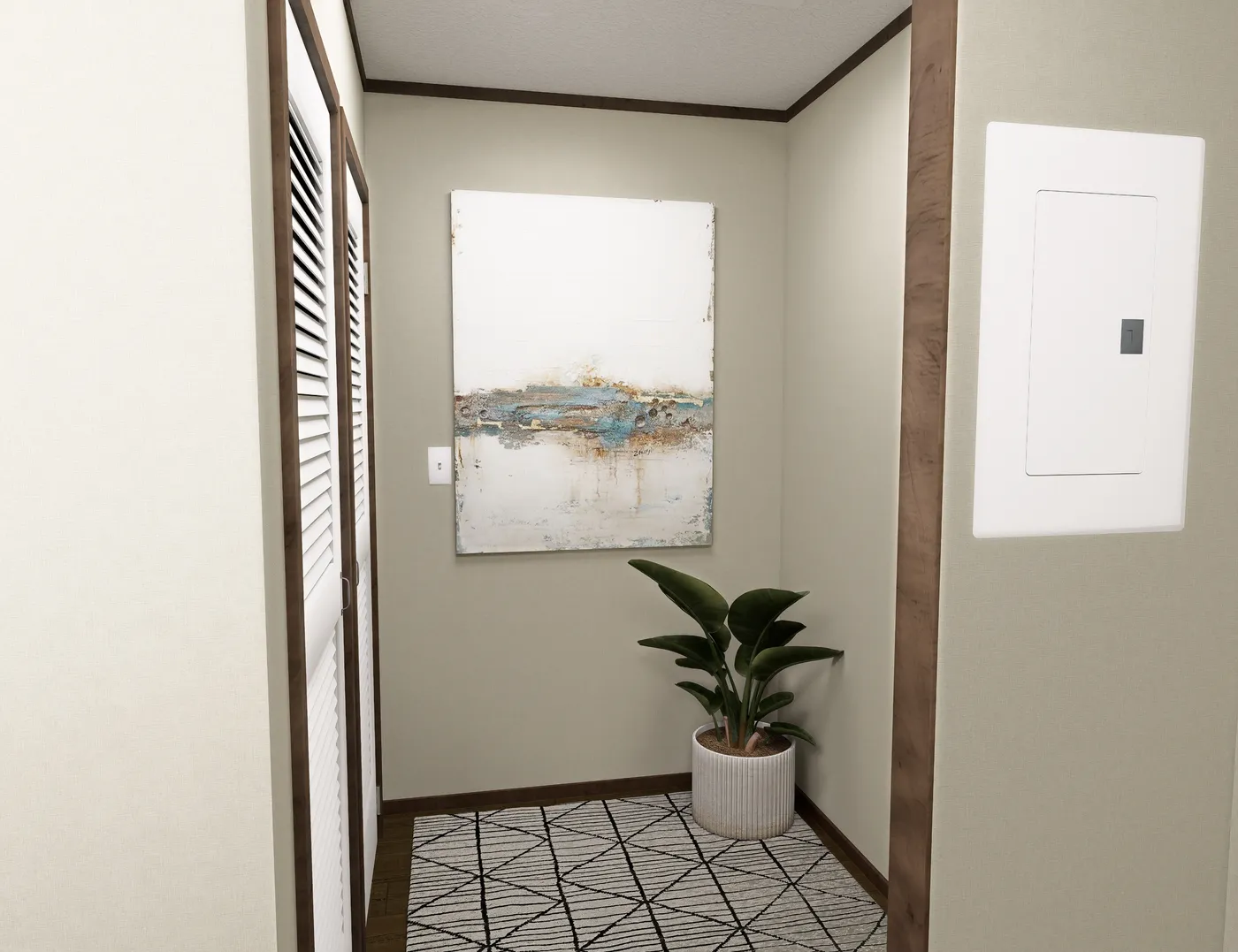 The FIJI Utility Room. This Manufactured Mobile Home features 3 bedrooms and 2 baths.