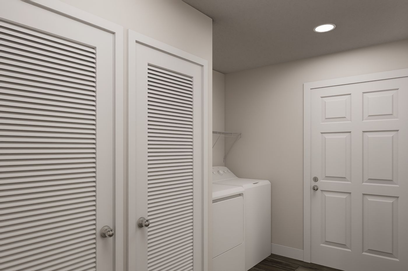 The 4428-MS066 BLUFFTON Utility Room. This Manufactured Mobile Home features 3 bedrooms and 2 baths.