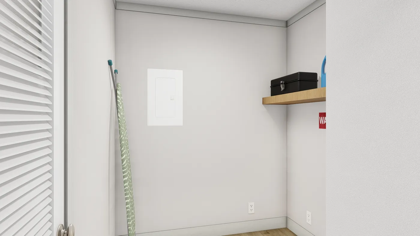 The BROWN EYED GIRL Utility Room. This Manufactured Mobile Home features 4 bedrooms and 2 baths.