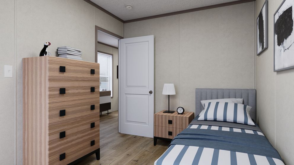The 4816-CC05 OASIS 48 Bedroom. This Manufactured Mobile Home features 2 bedrooms and 1 bath.