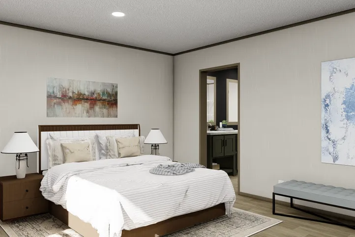 The RIO Exterior. This Manufactured Mobile Home features 3 bedrooms and 2 baths.