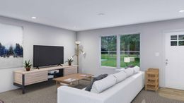 The LOVELY DAY Living Room. This Manufactured Mobile Home features 4 bedrooms and 2 baths.
