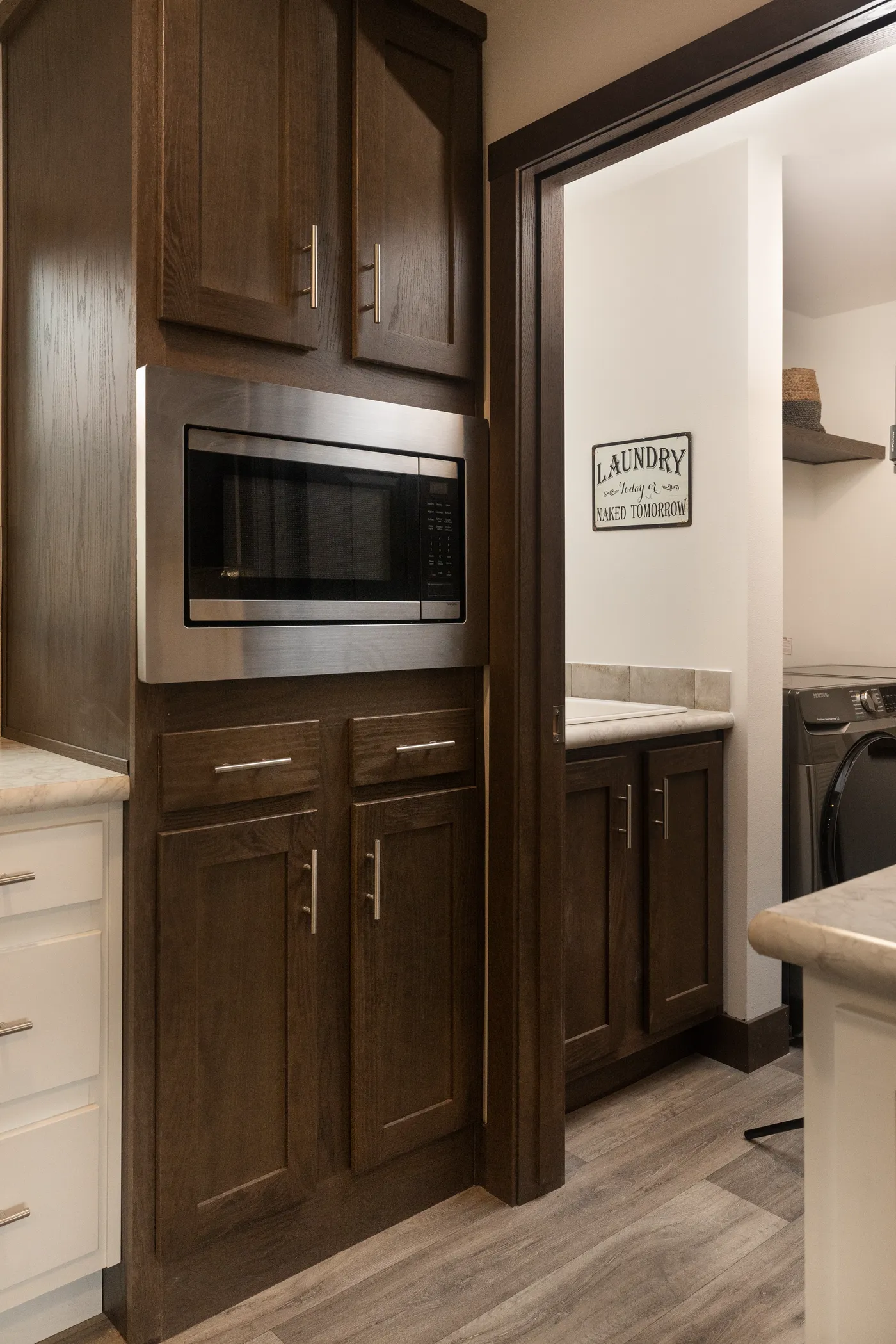 The LEGEND 78 Kitchen. This Manufactured Mobile Home features 3 bedrooms and 2 baths.