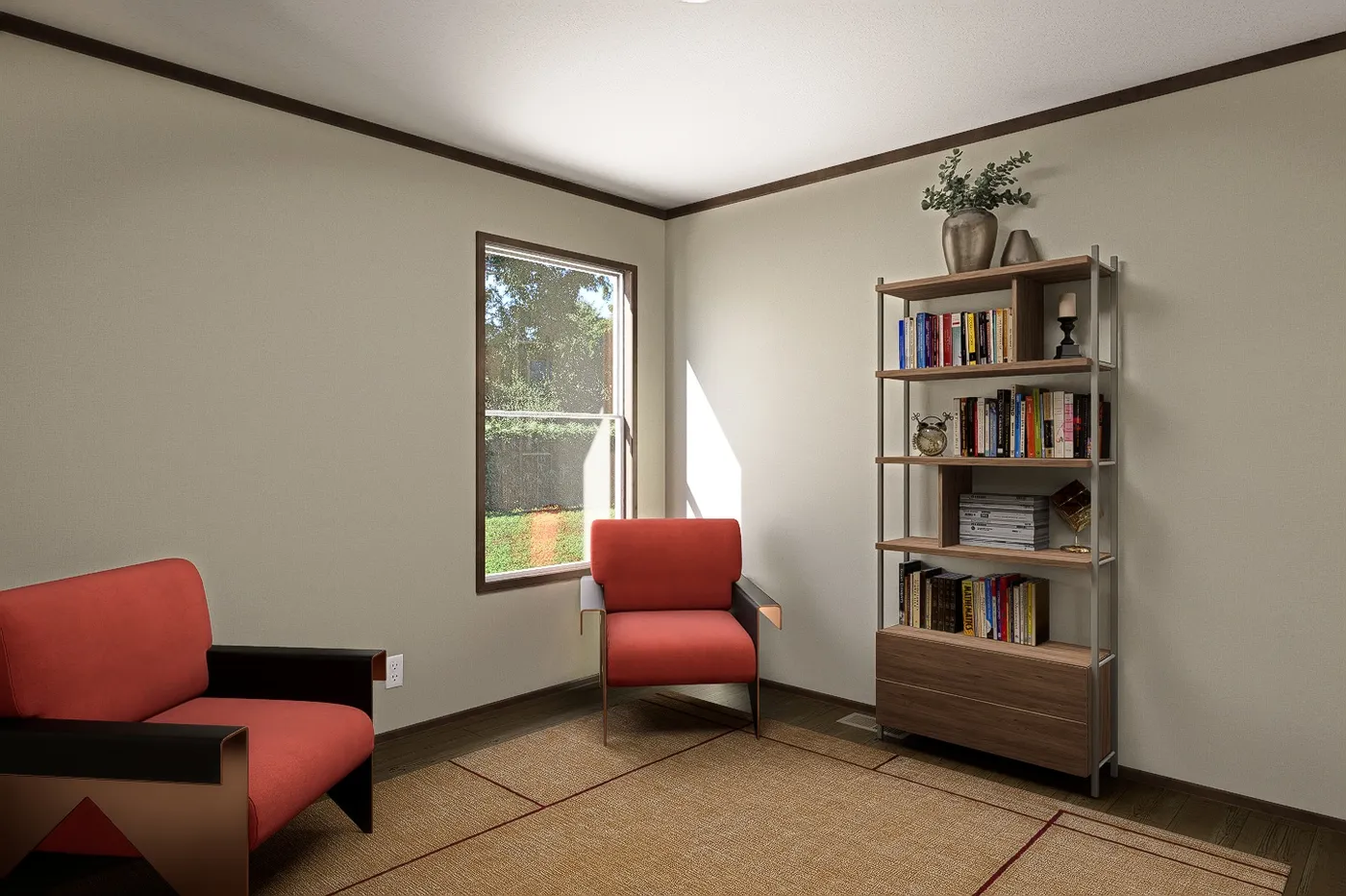 The SNOWCAP Bedroom. This Manufactured Mobile Home features 4 bedrooms and 3 baths.