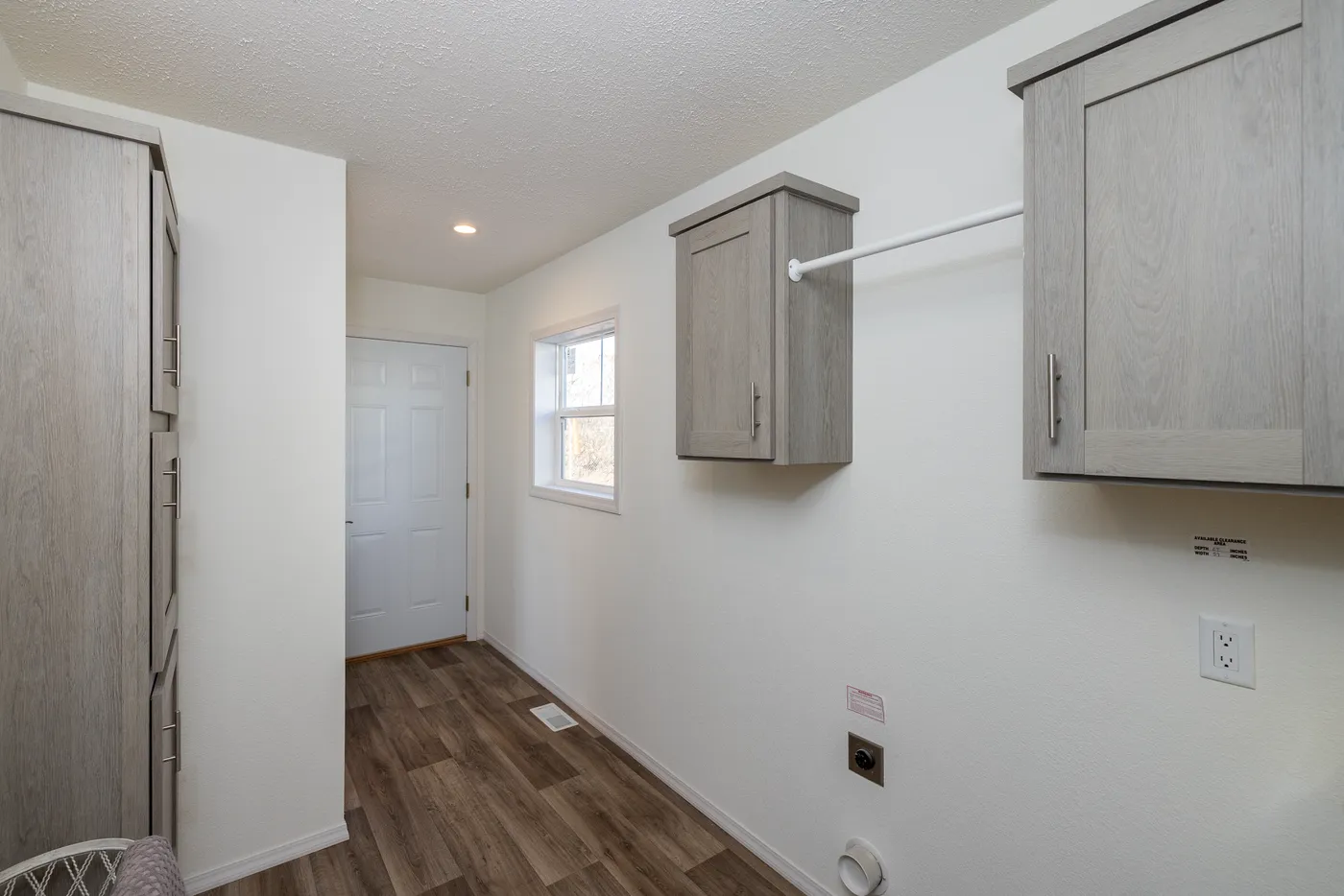 The ROOSEVELT MOD Utility Room. This Modular Home features 3 bedrooms and 2 baths.