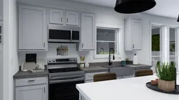 The BRYCE Kitchen. This Manufactured Mobile Home features 3 bedrooms and 2 baths.