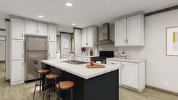 The SYDNEY Kitchen. This Manufactured Mobile Home features 3 bedrooms and 2 baths.