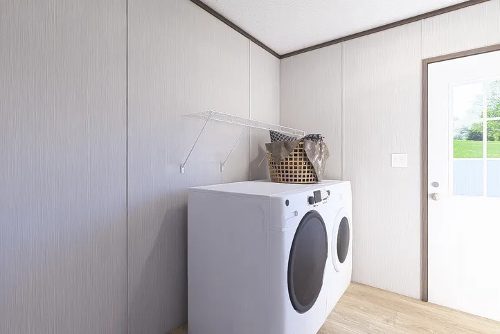 The ULTRA PRO HERCULES 28X68 3BR Utility Room. This Manufactured Mobile Home features 3 bedrooms and 2 baths.