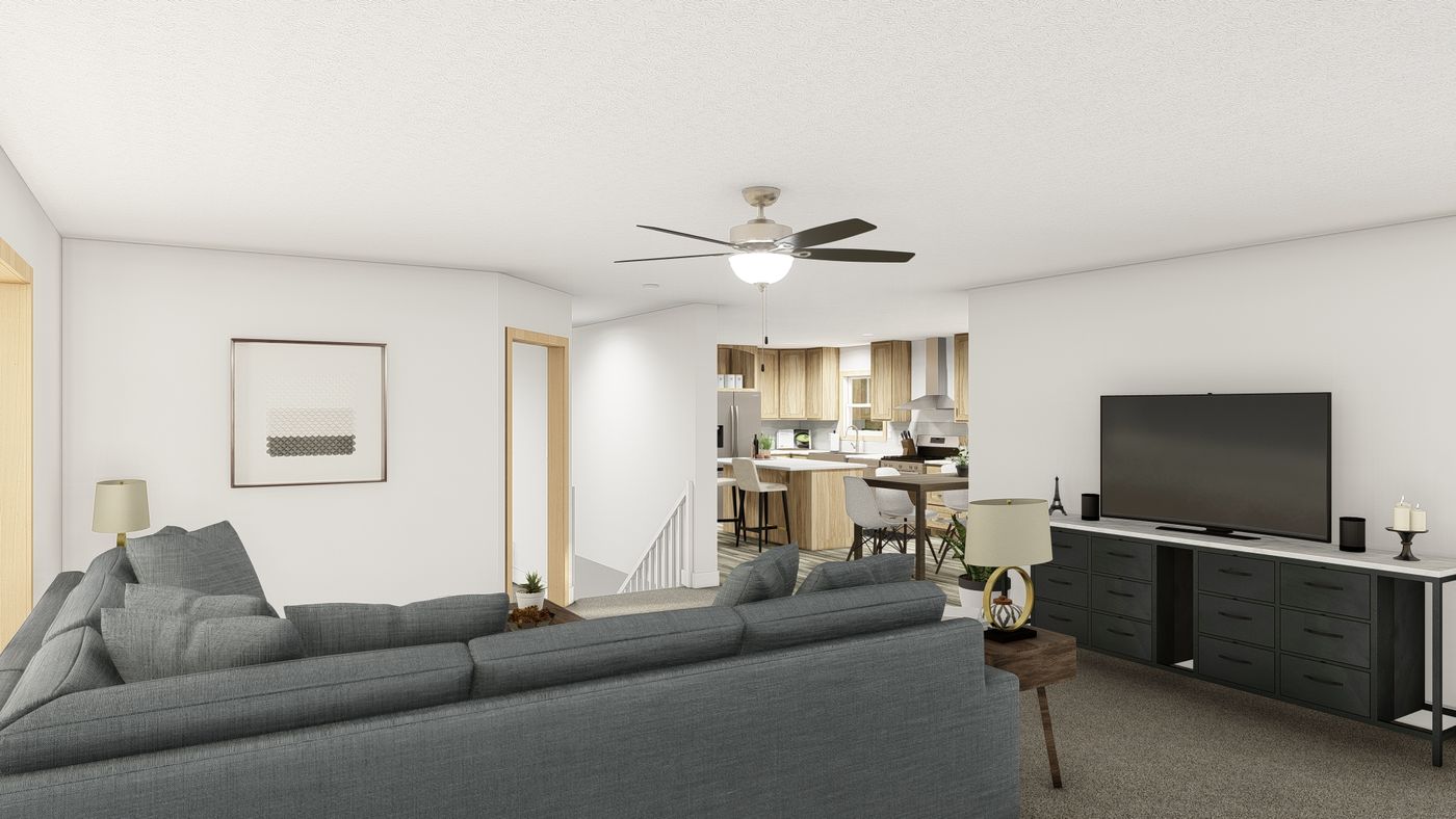 The LEGACY 377 Foyer. This Manufactured Mobile Home features 3 bedrooms and 2 baths.