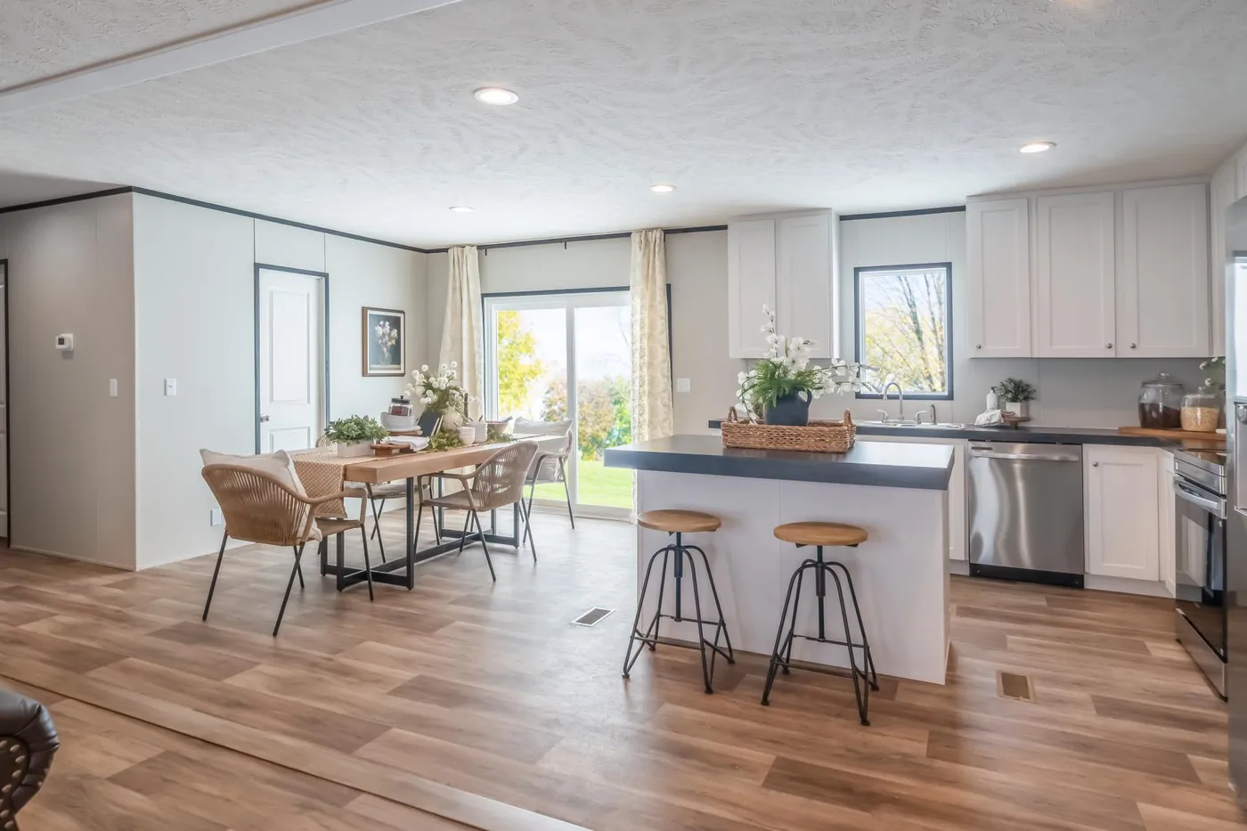 The ELEMENT Kitchen. This Manufactured Mobile Home features 3 bedrooms and 2 baths.