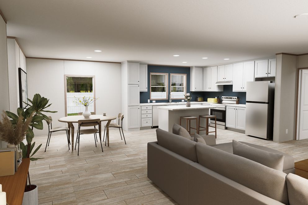 The ULTRA FLEX 76 Foyer. This Manufactured Mobile Home features 4 bedrooms and 2 baths.