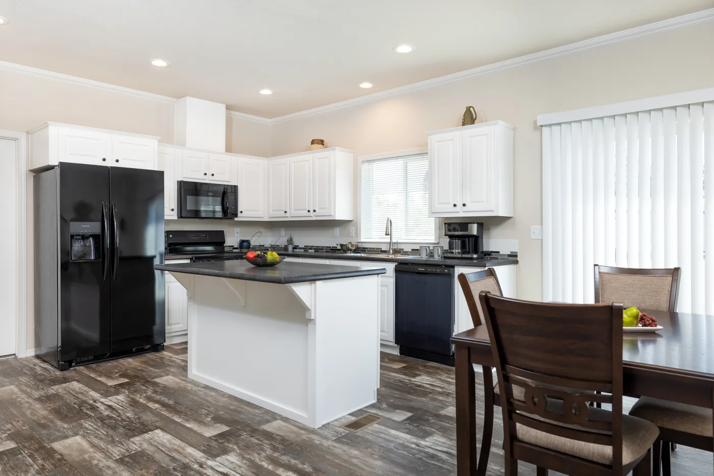 The TH482F                 CLAYTON Kitchen. This Manufactured Mobile Home features 2 bedrooms and 2 baths.