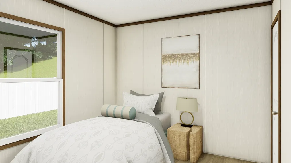 The BALANCE Bedroom. This Manufactured Mobile Home features 3 bedrooms and 2 baths.