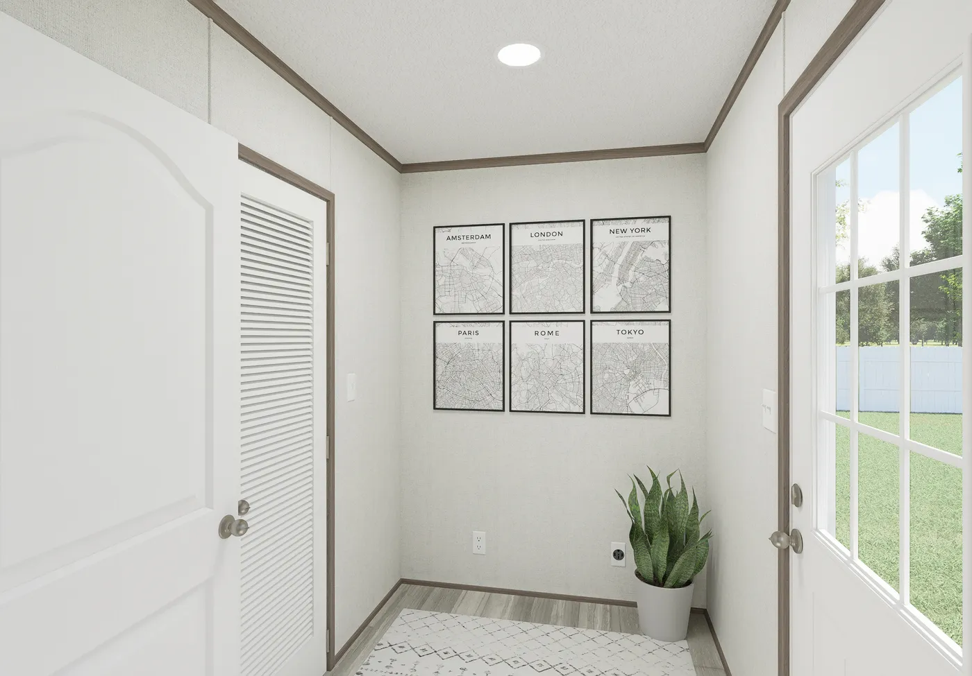 The THE MOUNTAINEER 64 Utility Room. This Manufactured Mobile Home features 3 bedrooms and 2 baths.