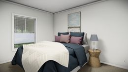 The THE PARKER Bedroom. This Manufactured Mobile Home features 3 bedrooms and 2 baths.