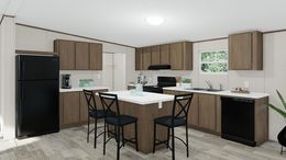 The MARVEL 4 Kitchen. This Manufactured Mobile Home features 4 bedrooms and 2 baths.