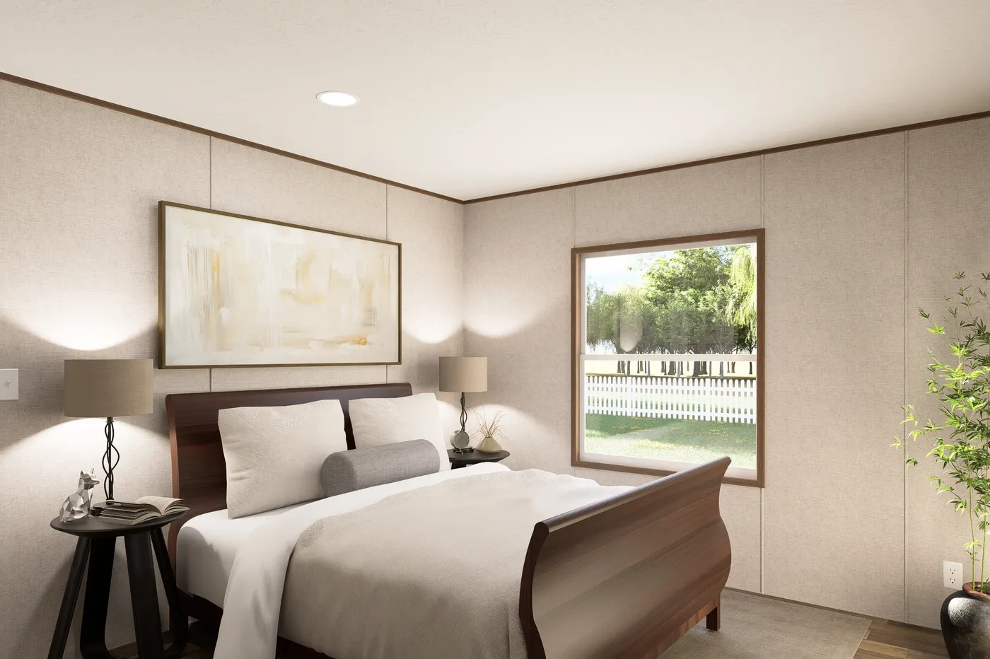 The MAGNOLIA Exterior. This Manufactured Mobile Home features 3 bedrooms and 2 baths.