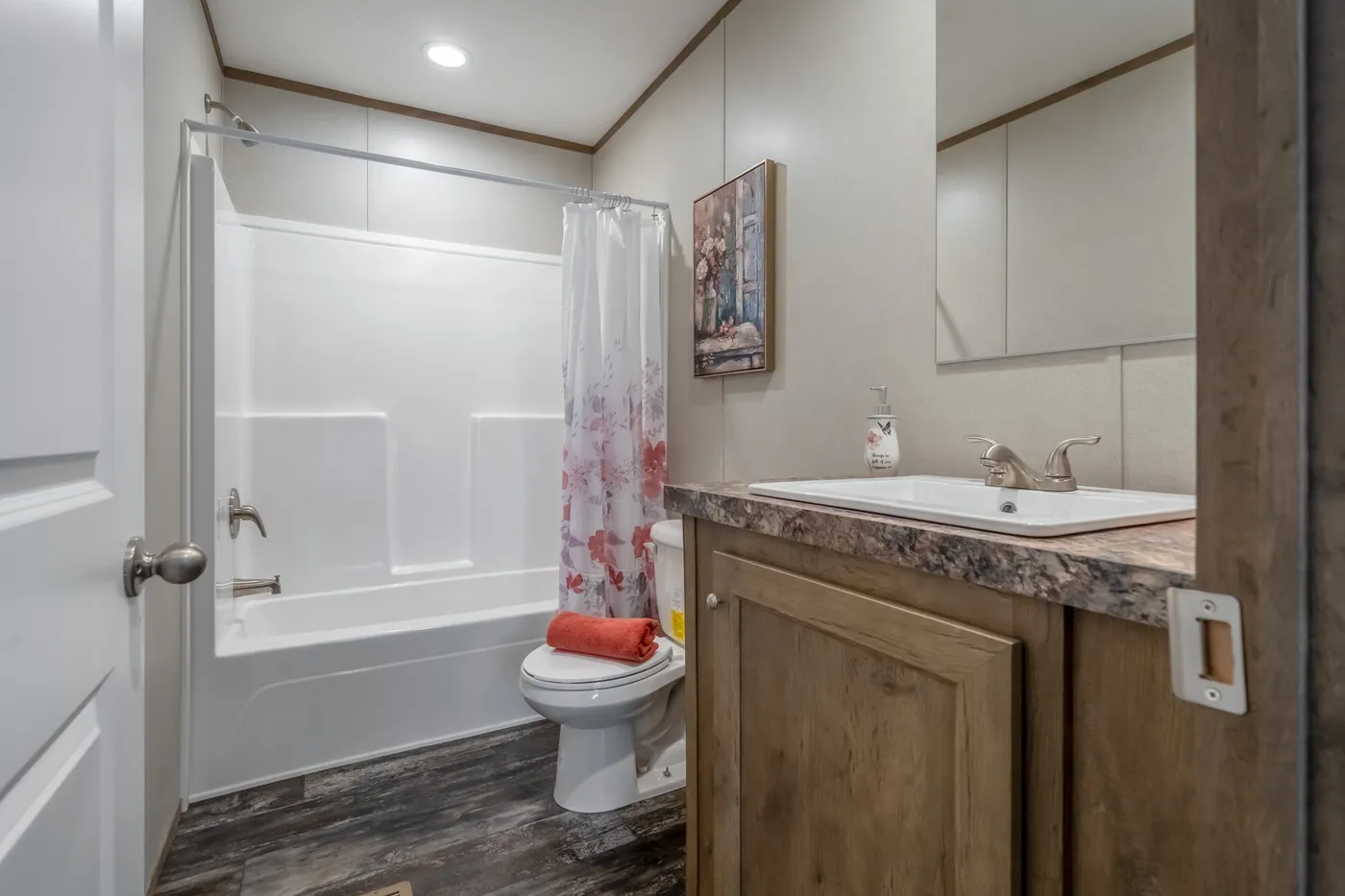 The BELLA VISTA Exterior. This Manufactured Mobile Home features 3 bedrooms and 2 baths.