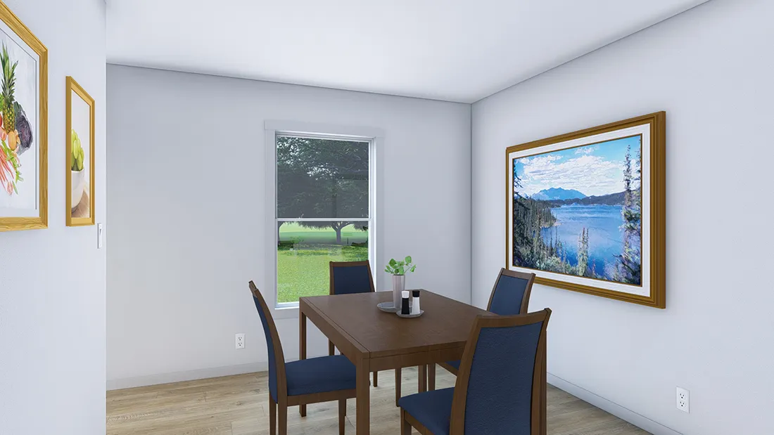 The 2856 LET IT BE Flex. This Manufactured Mobile Home features 3 bedrooms and 2 baths.