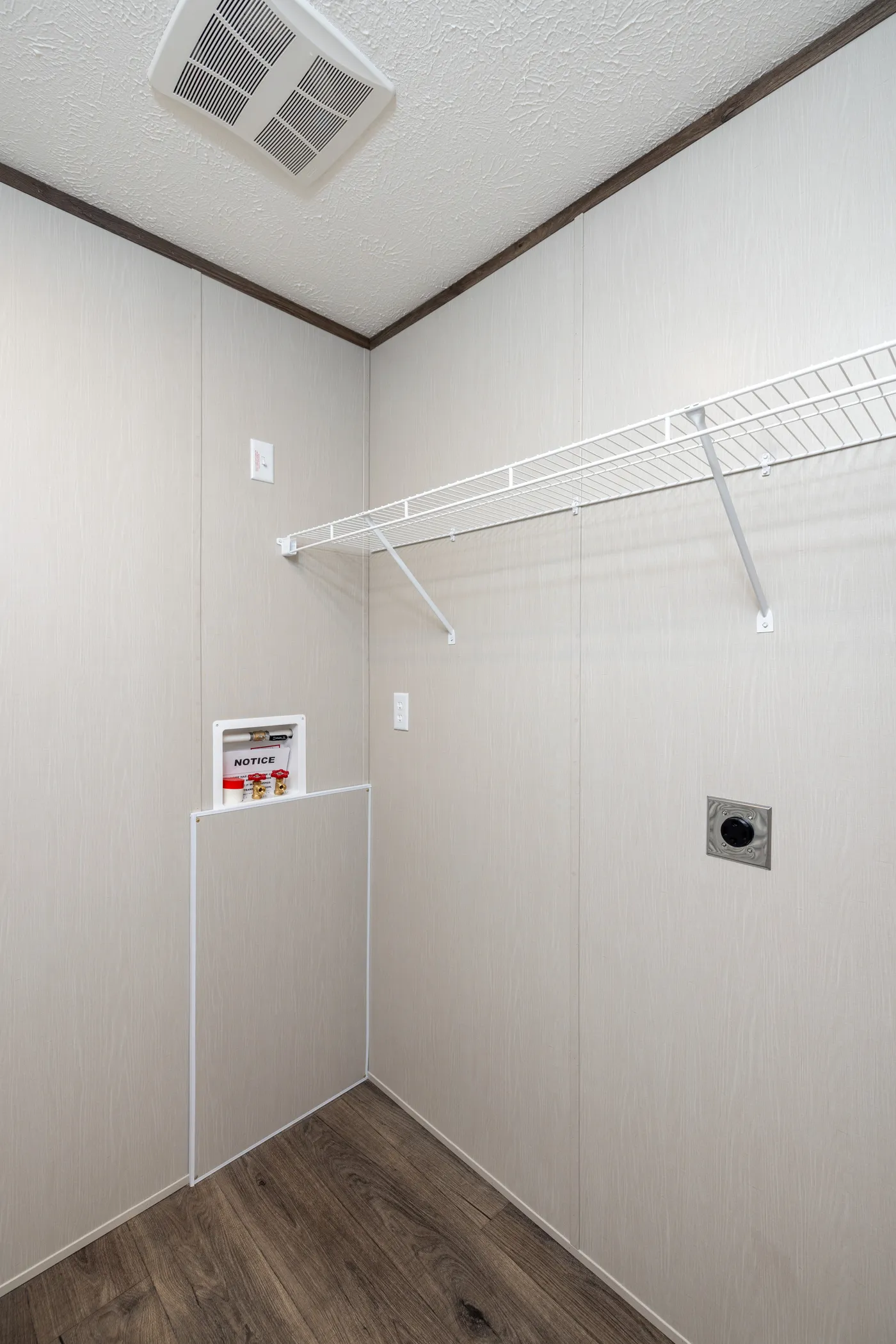 The INTUITION Utility Room. This Manufactured Mobile Home features 3 bedrooms and 2 baths.