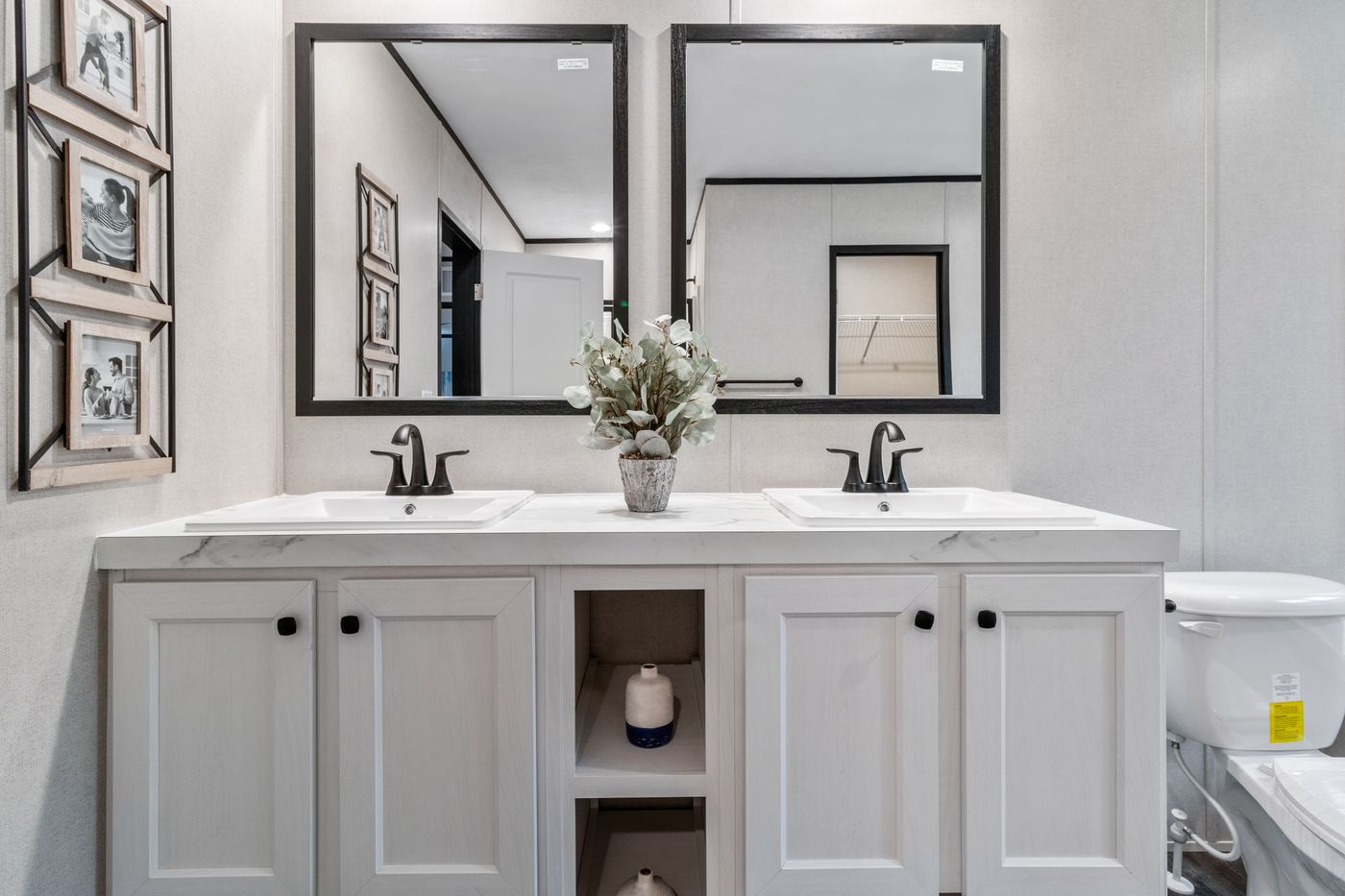 The THE RENEGADE Primary Bathroom. This Manufactured Mobile Home features 3 bedrooms and 2 baths.