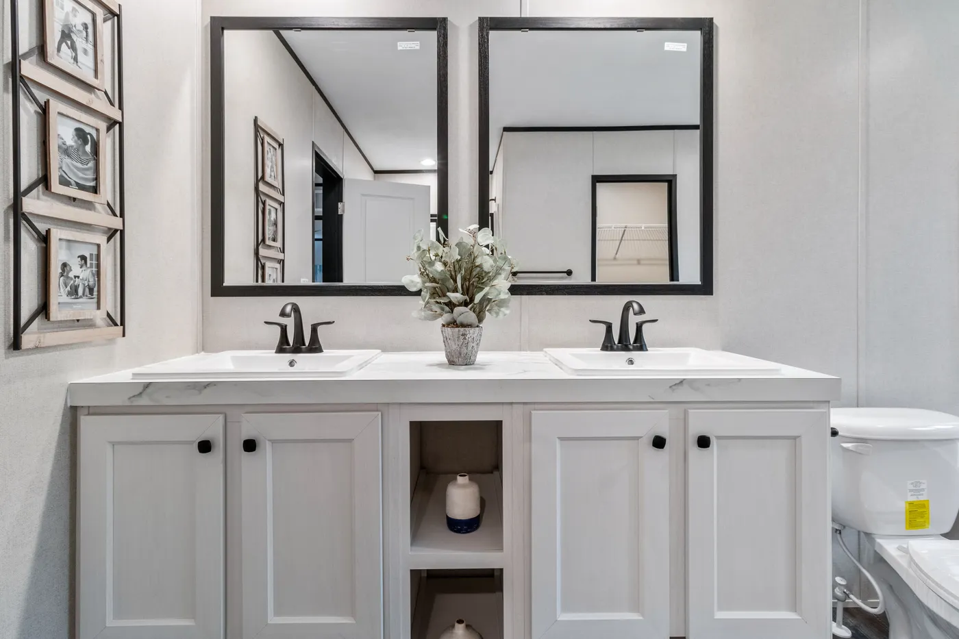The THE RENEGADE Primary Bathroom. This Manufactured Mobile Home features 3 bedrooms and 2 baths.