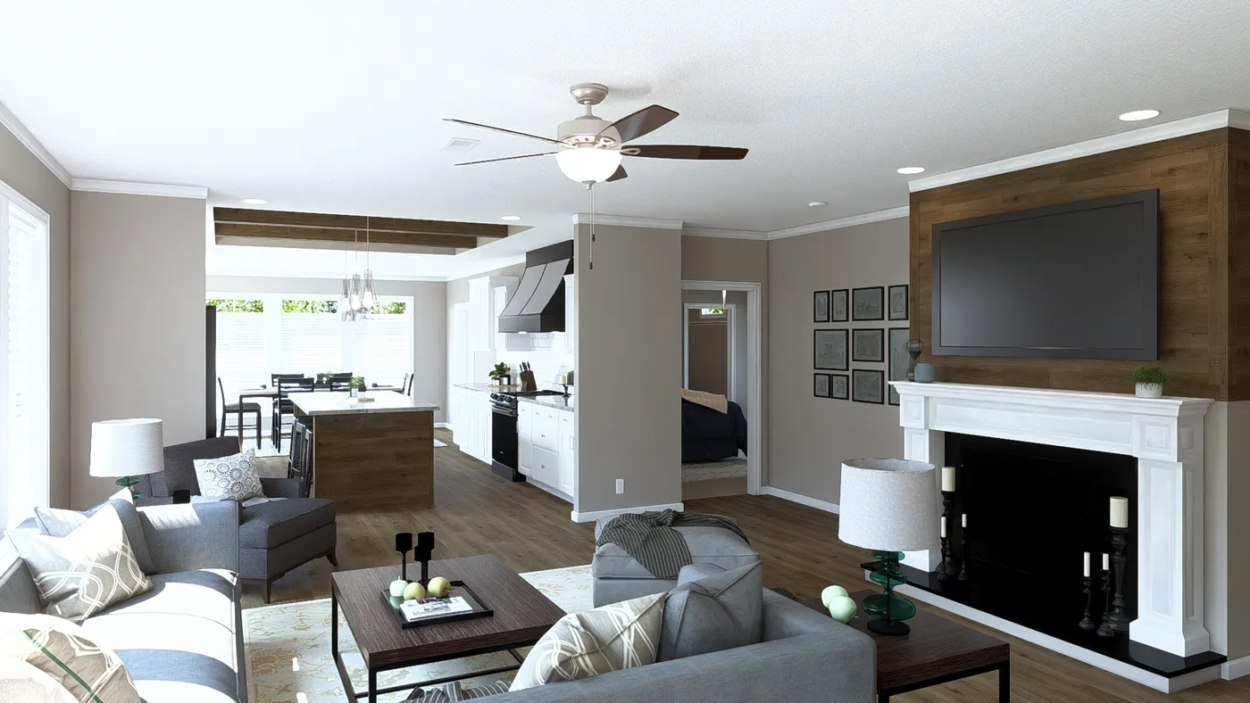 The THE ABIGAIL II Foyer. This Manufactured Mobile Home features 3 bedrooms and 2 baths.