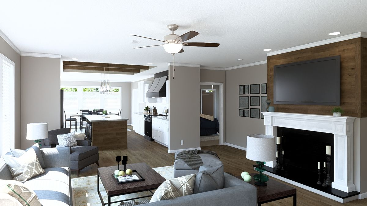 The THE ABIGAIL II Foyer. This Manufactured Mobile Home features 3 bedrooms and 2 baths.