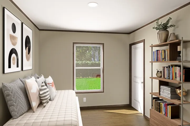 The MOROCCO Guest Bedroom. This Manufactured Mobile Home features 4 bedrooms and 2 baths.