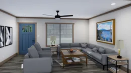 The ANGELINA Living Room. This Manufactured Mobile Home features 4 bedrooms and 2 baths.