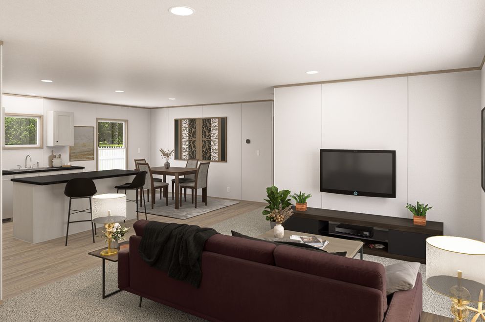 The THE EAGLE 48 Foyer. This Manufactured Mobile Home features 3 bedrooms and 2 baths.