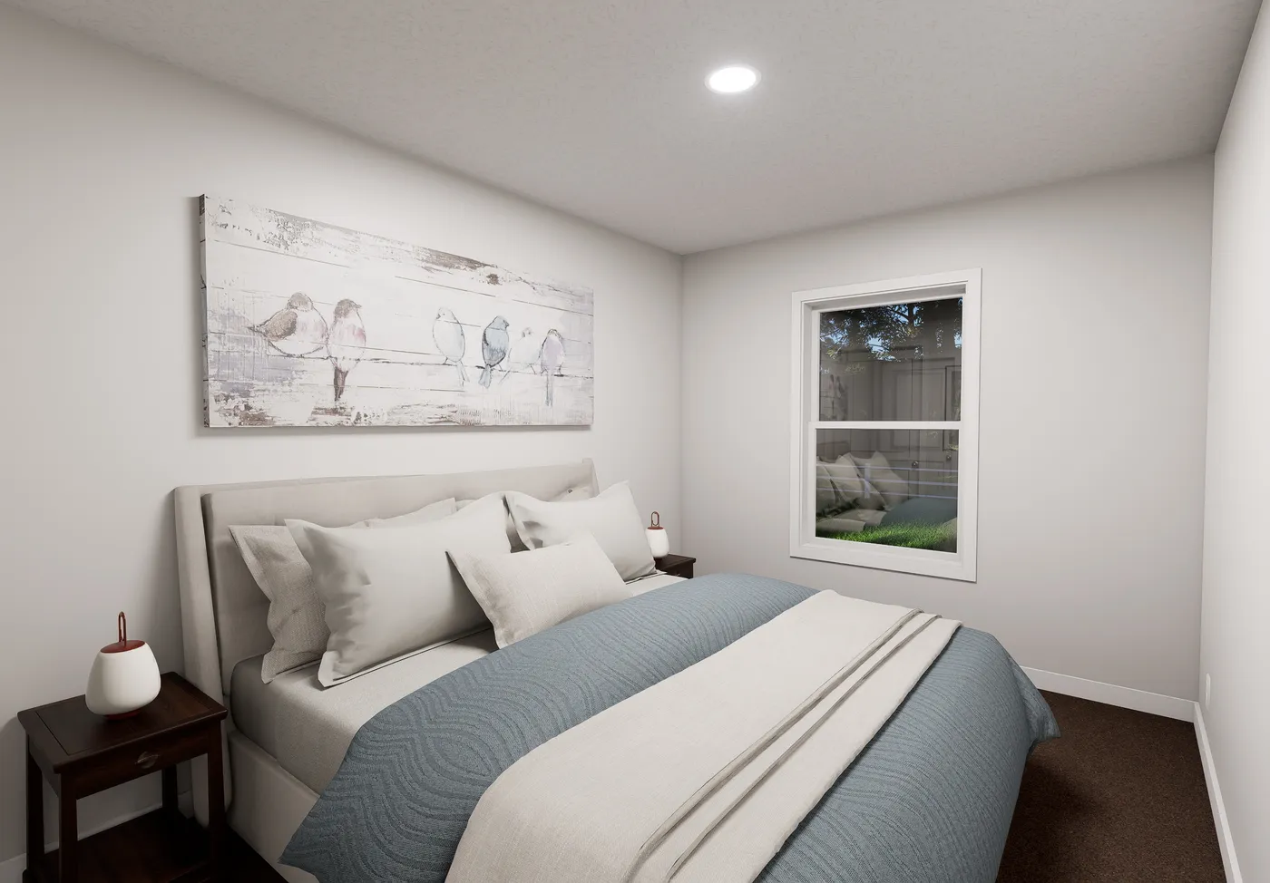 The 5030 IMAGINE Guest Bedroom. This Manufactured Mobile Home features 2 bedrooms and 2 baths.