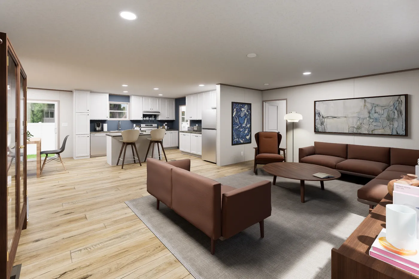 The ULTRA FLEX BIG BOY Foyer. This Manufactured Mobile Home features 4 bedrooms and 2 baths.