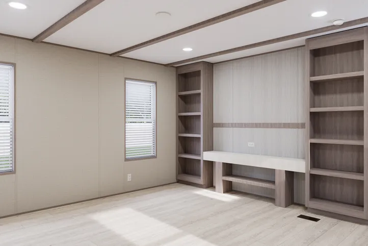 The THE ANNIVERSARY 76 Living Room. This Manufactured Mobile Home features 3 bedrooms and 2 baths.