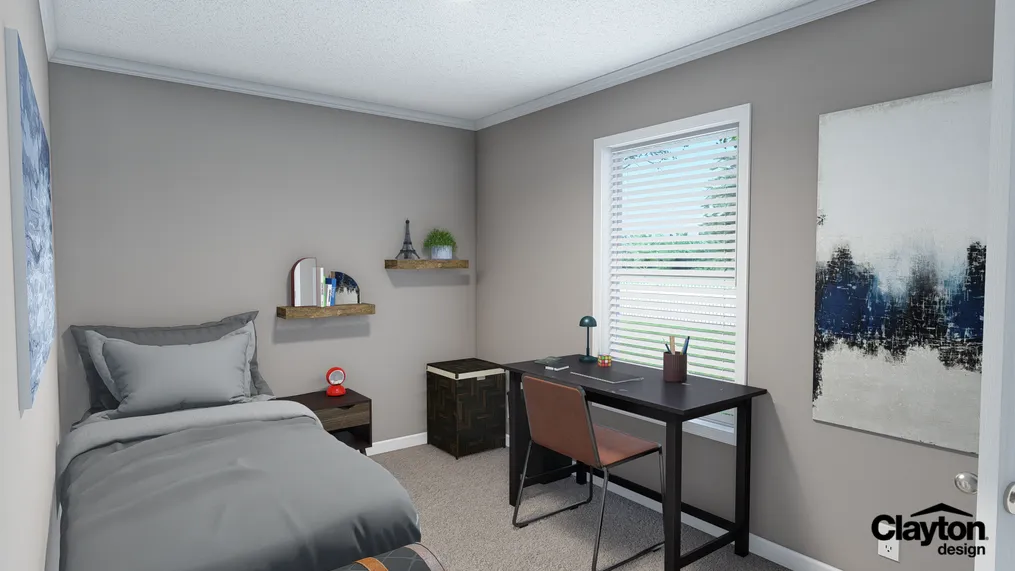 The SWEET BREEZE 72 Bedroom. This Manufactured Mobile Home features 4 bedrooms and 2 baths.