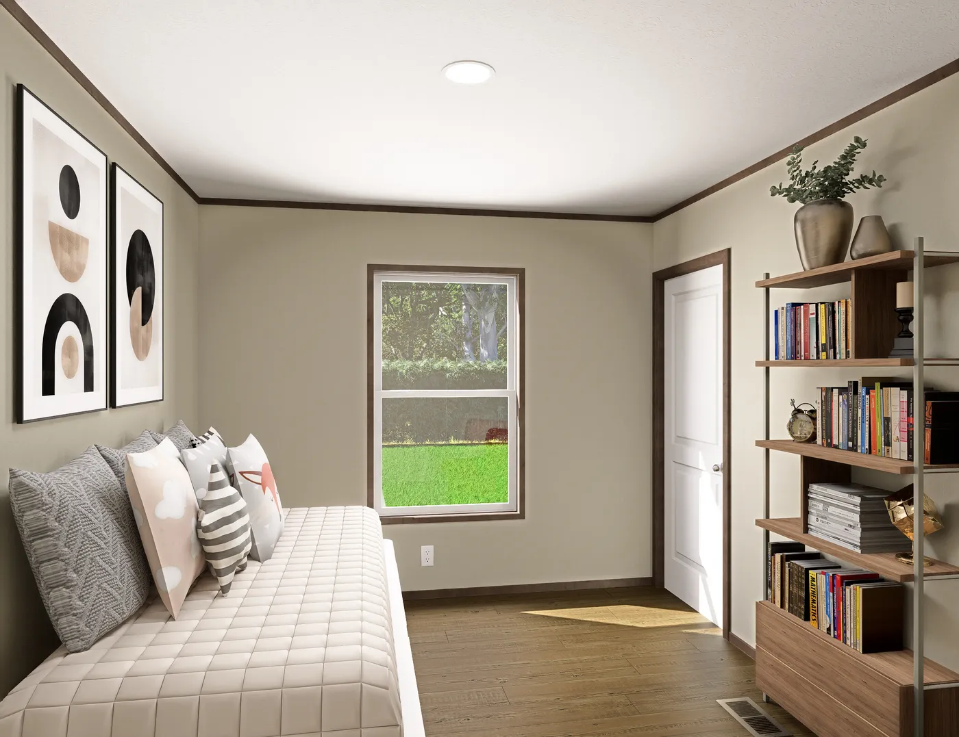 The MOROCCO Guest Bedroom. This Manufactured Mobile Home features 4 bedrooms and 2 baths.