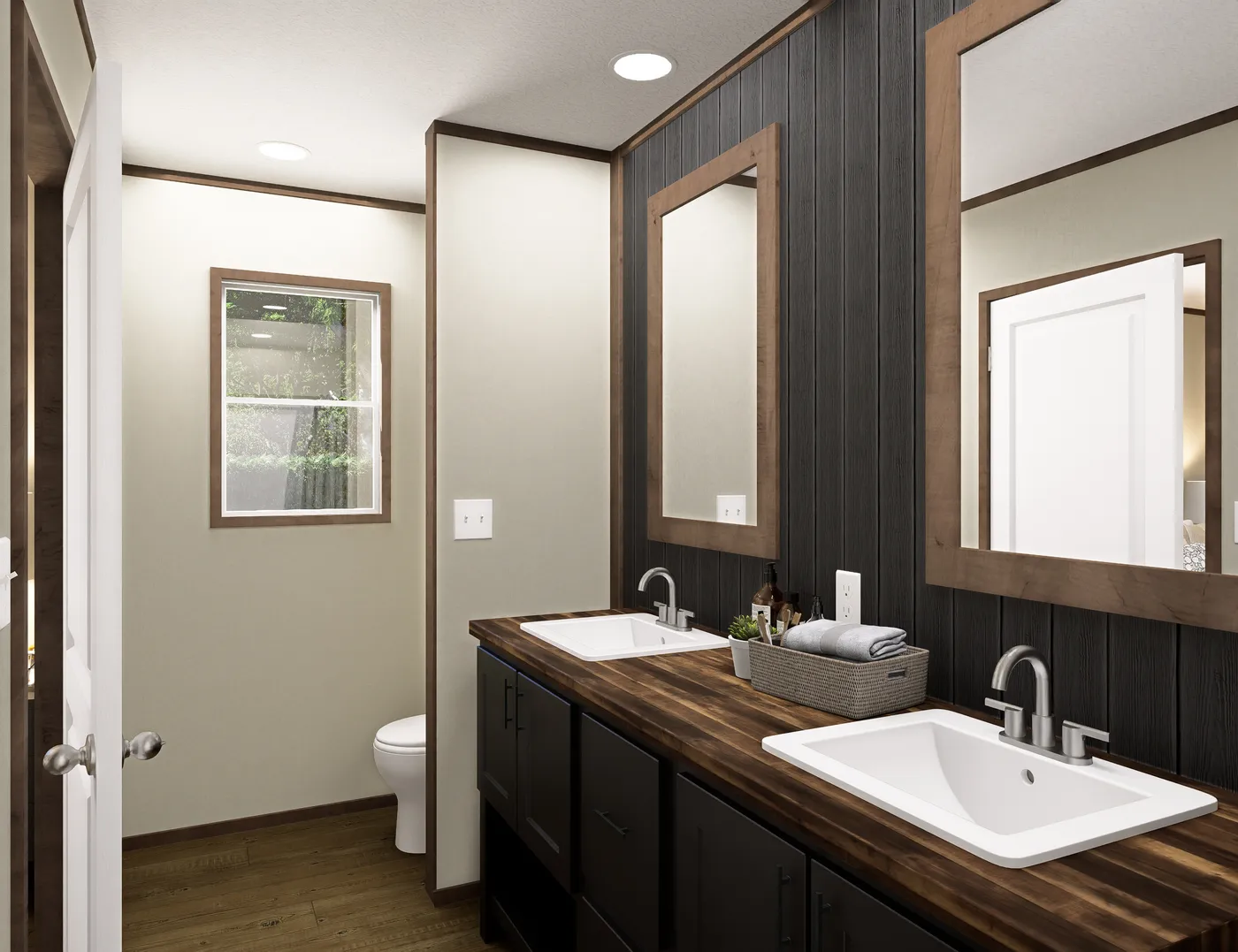 The ZION Primary Bathroom. This Manufactured Mobile Home features 3 bedrooms and 2 baths.