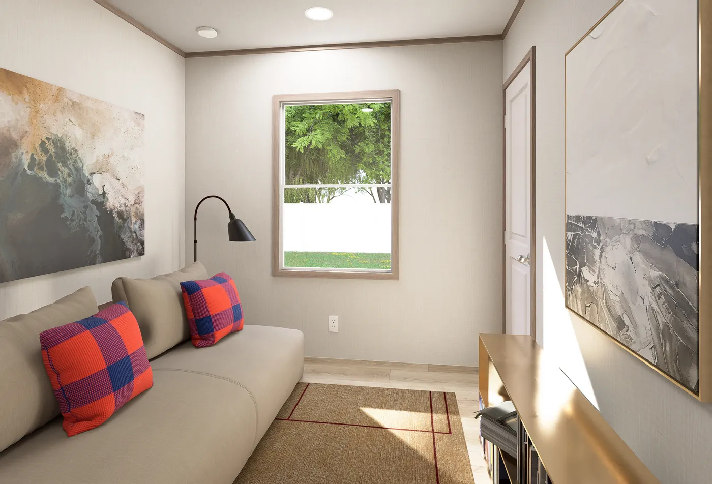 The ULTRA FLEX ANNIVERSARY PLUS Bedroom. This Manufactured Mobile Home features 3 bedrooms and 2 baths.