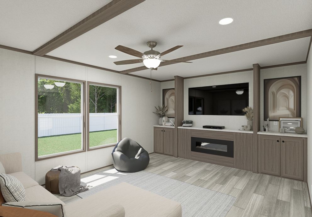 The THE MOUNTAINEER 64 Den. This Manufactured Mobile Home features 3 bedrooms and 2 baths.